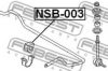 FEBEST NSB-003 Stabiliser Mounting